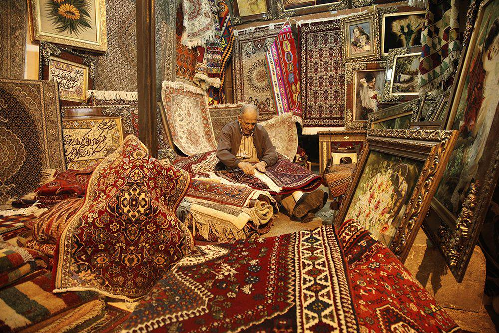 Traditional Persian Carpet Shop